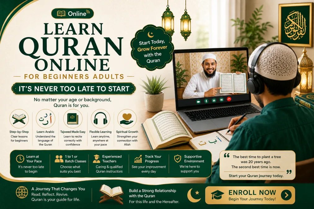 Learn Quran Online for Beginners Adults: It's Never Too Late to Start