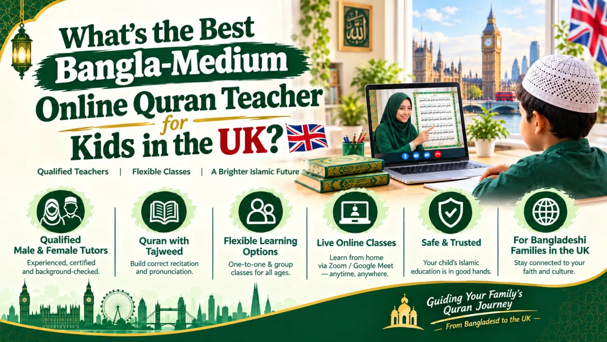 What's the Best Bangla-Medium Online Quran Teacher for Kids in the UK?