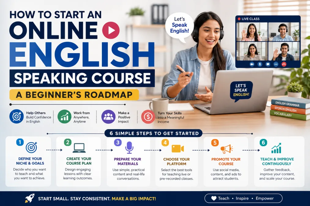 How to Start an Online English Speaking Course: A Beginner's Roadmap