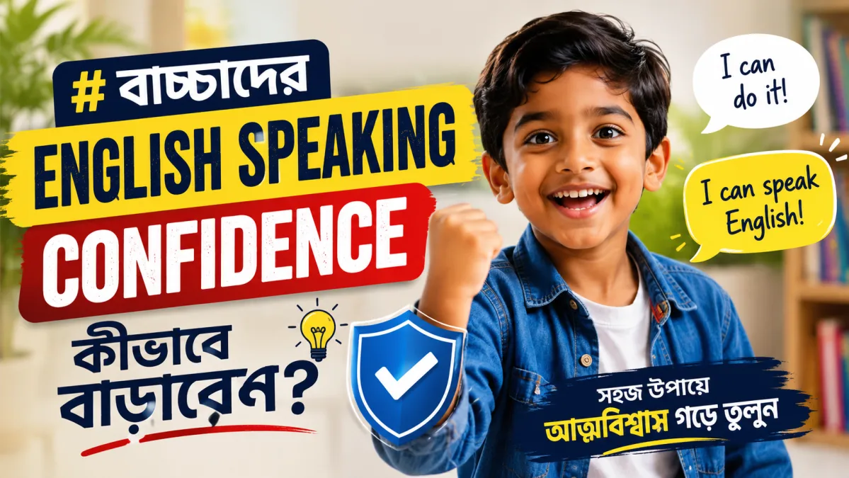 বাচ্চাদের English Speaking Confidence কীভাবে বাড়াবেন?