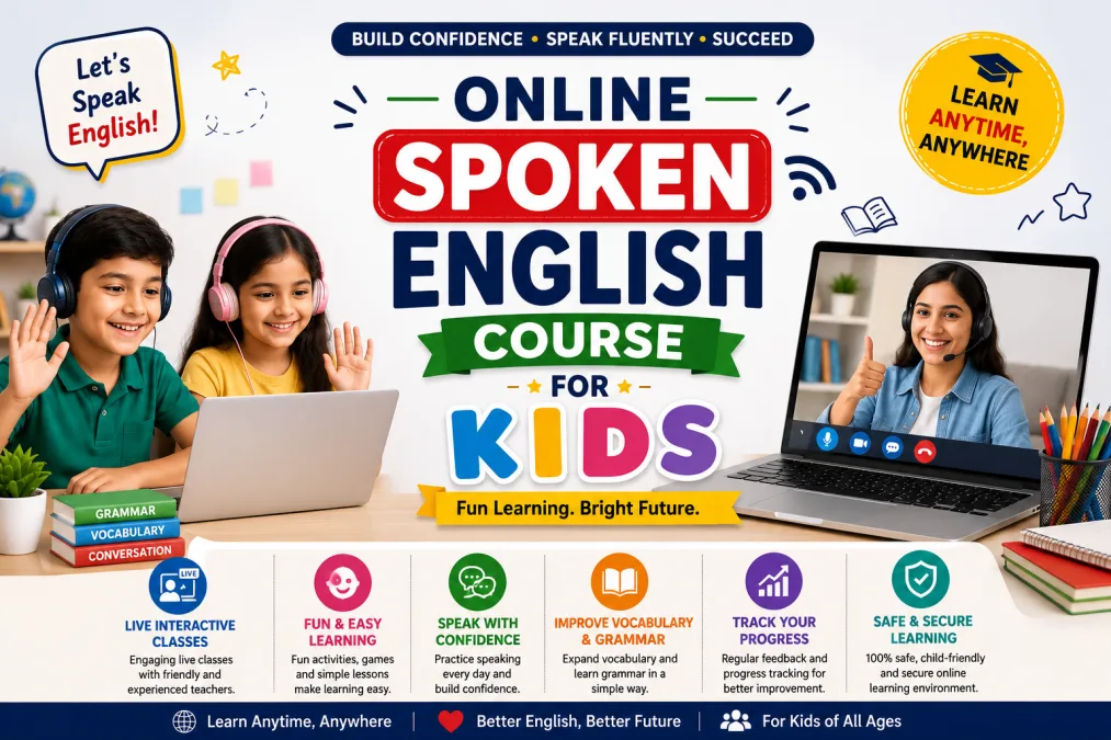 Online Spoken English Course for Kids