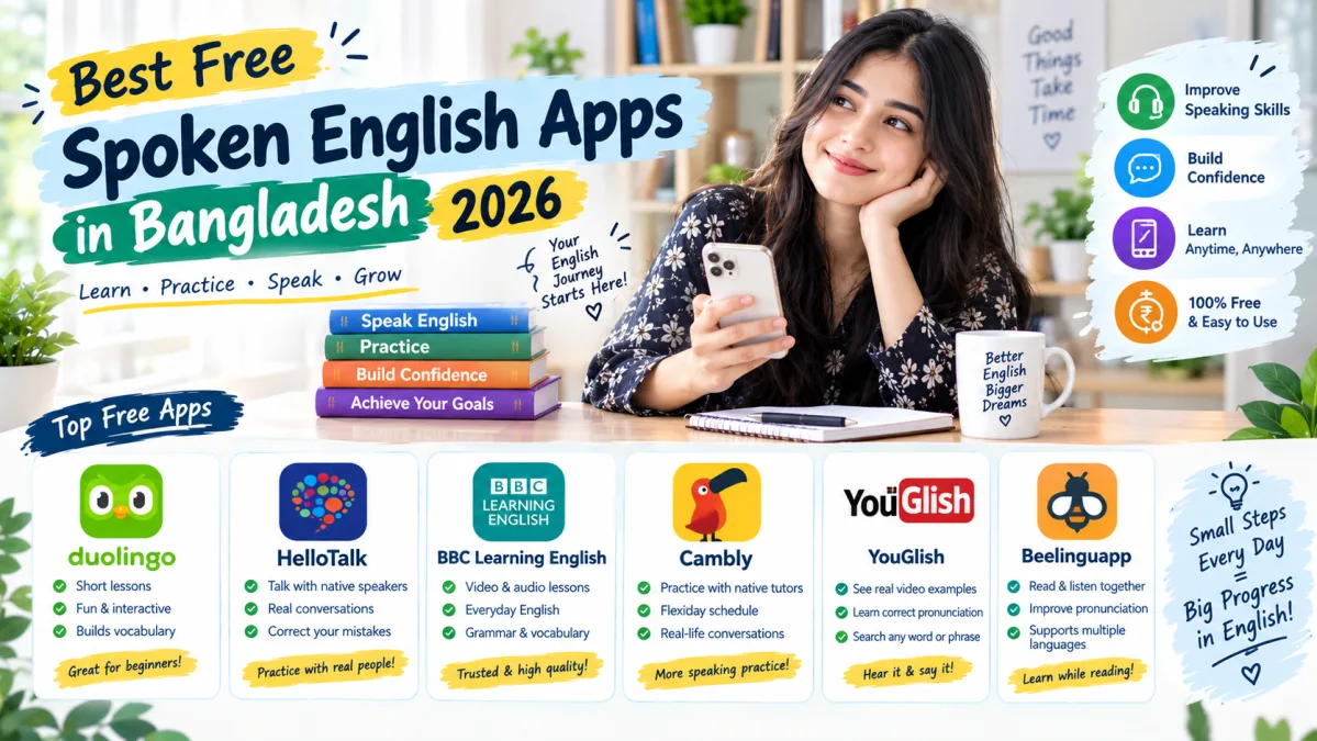 Best Free Spoken English Apps in Bangladesh 2026 (Compared)